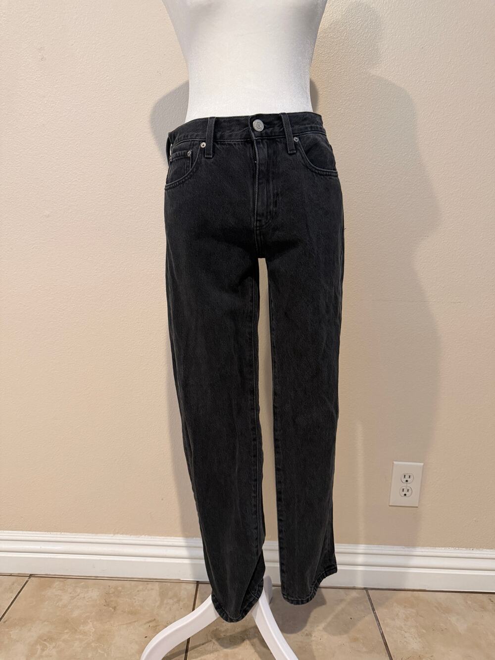 PacSun Gray Straight Leg Jeans